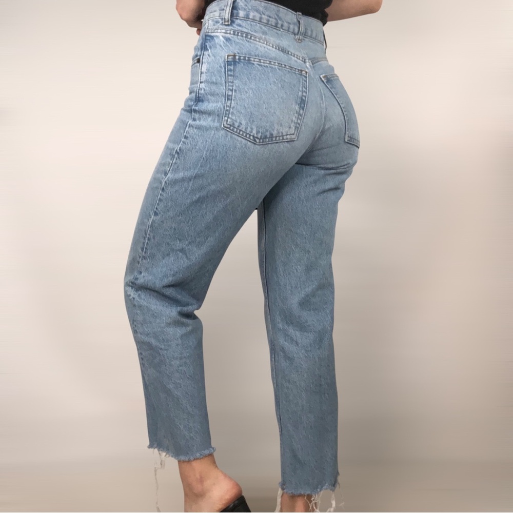 Reformation Straight Wide Leg Jean Montauk Jeans Size 26 Denim - Picture 5 of 8